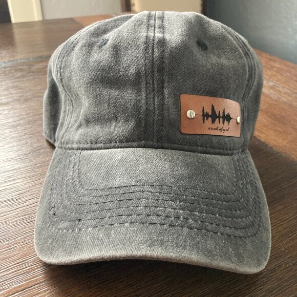 It Is Well With My Soul Soundwave Vintage Washed Black Hat - Picture 1 of 4